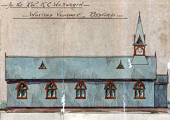 Elevation of the mission church 1905 [P22/2/2/1]